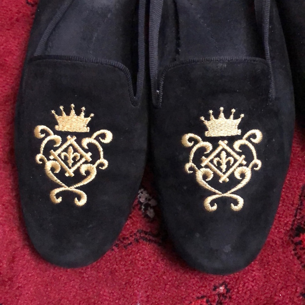 AEROSOLES FLATS SUZE 8 1/2 and 9 GOLD LOGO - Picture 2 of 4